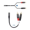 Cable Matters RCA 3.5mm Stereo Audio Splitter Converter Cable, 2