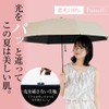 VITAFELICE vnsz-586z Women's Folding Parasol (Wood Handle/Ribs: 21.7 inches (55