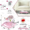 Foldable Baby 5-in-1 Activity Walker - Rocker, Activity Center, Bouncer,