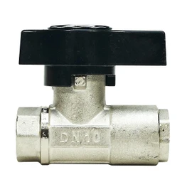 MTM Hydro Original DN10 Italian Brass Plated Ball Valve for Pressure Washing, Soft Washing and Industrial Applications