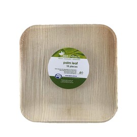CATERING COLLECTION Palm Leaf Square Plate 8" P10 x 10
