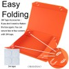 OBMMIRAO Orange Gift Box with Lid 12x8x2.5 Inches, Shirt Gift