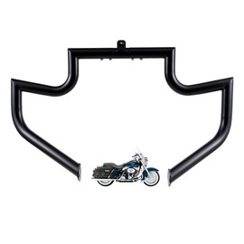 Gamyipp 1.5" Crash Bar Engine Guard Highway Freeway Bar for Harley Davidson Touring Road King Street Glide Electra Glide CVO and Trike Models (Fit for 1997-2008 Touring, Matte Black)