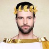MUYAPAY Pack of 4 Gold Leaf Headbands, Roman Headdress, Gold