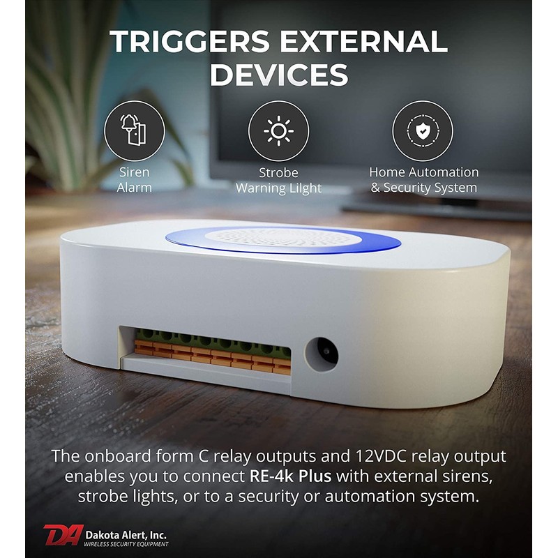 Dakota Alert Wireless Receiver- RE-4k Plus- Up to 1 Mile