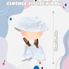 17cm Doll Clothes, 4 Pcs Handmade Clothes Set for 17