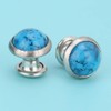 50 Pieces 8 mm DIY Buttons Turquoise Quick Rivets Studs
