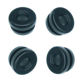 amavoler Rubber Grommets Saddle Bags Saddlebag Compatible for Harley Touring Street Glide/Electra Glide/Road Glide/Road King (1996-2013) (4 Pcs Grommets)