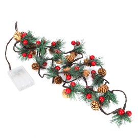 2m 20LED Christmas Pine Cones String Lights for Xmas Wreath Tree Garland Decoration