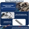 Waltool 15Pcs Abrasive Brushes with 1/4 Inch Hex Shank for