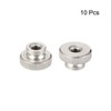 uxcell Knurled Thumb Nuts, M5 Round Knobs with, Nickel Plating,