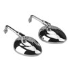 KZMPMT Motorcycle Mirrors M8 Rear View Side Handlebar Mirrors 360