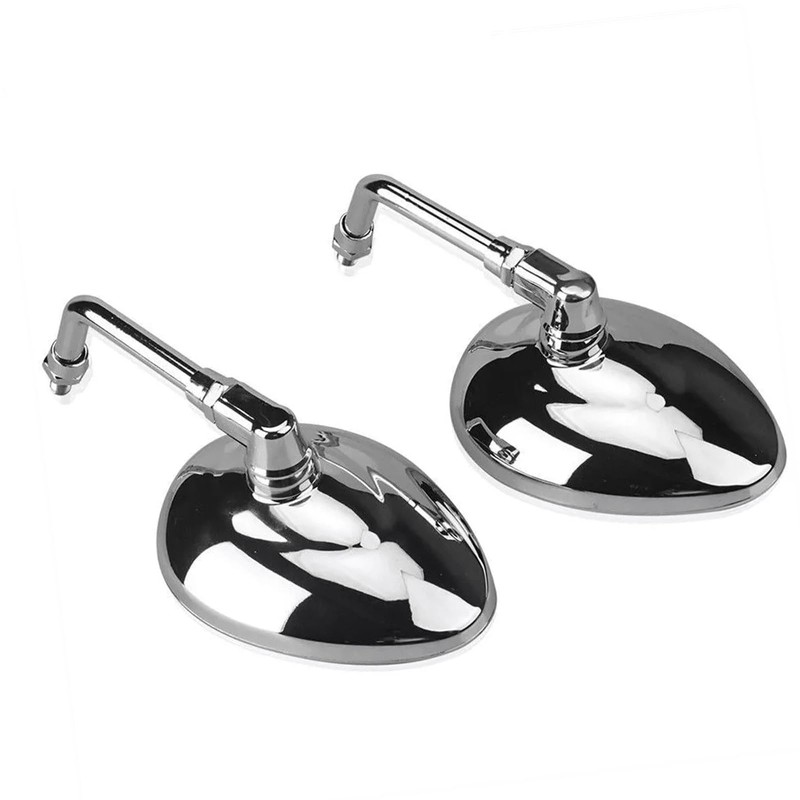 KZMPMT Motorcycle Mirrors M8 Rear View Side Handlebar Mirrors 360