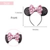 INJOYIN Mouse Ears Headbands for Women Groups Mouse Ears Shiny