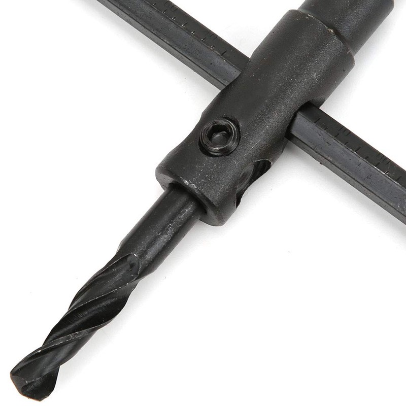 30-200mm Ajustable Negro, Broca Avellanadora Circular Agujero Sierra Juego de