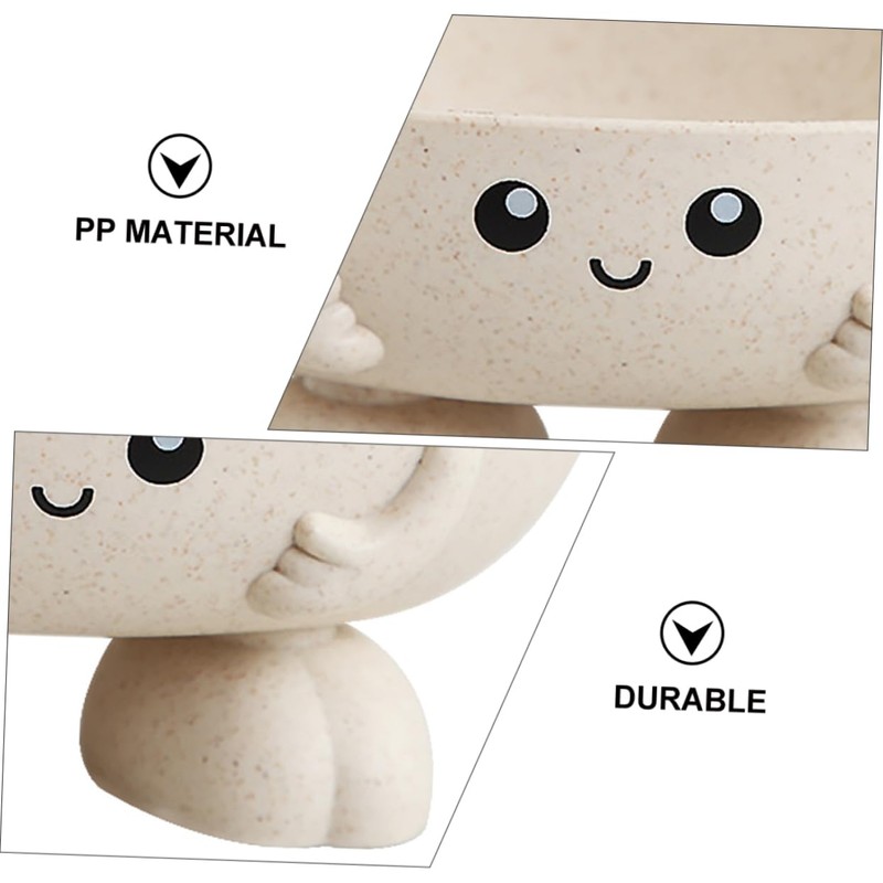 WOOVEEWIND Eco-Friendly Plant Fibres Soap Dish, Lovely Kids Soap Holder,