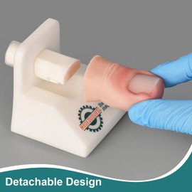 MedEduQuest Ingrown Toenail Trainer Kit with Base,Ingrown Toenail Simulator for Medical Education, Wound Care Training Model