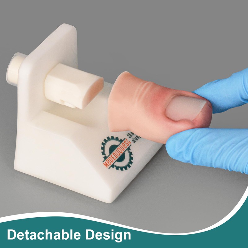MedEduQuest Ingrown Toenail Trainer Kit with Base,Ingrown Toenail Simulator for