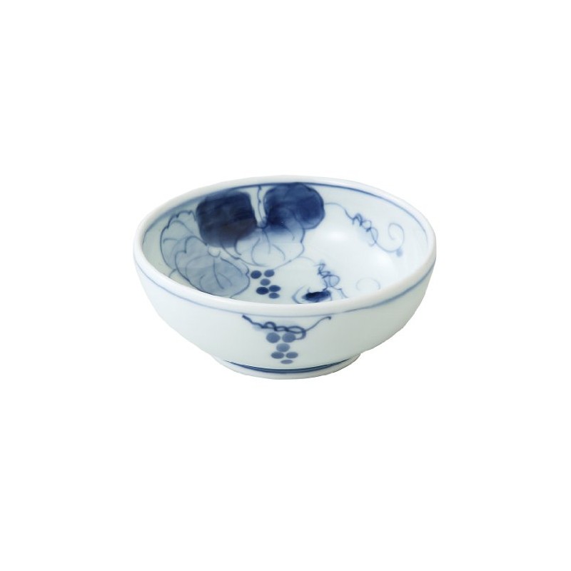 Hasamiyaki 69421 Heisei Grapes Lightweight Pot Diameter 5.3 inches (13.5