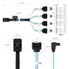 OIKWAN Internal Mini SAS HD to SATA Right Angle Cable