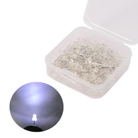 3mm Led Diode Lights, 120Pcs 3mm White Led Emitting Assorted, Round Diode Light Assorted Color (White 120Pcs)