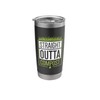 Straight Outta Compost Funny For Gardener Garden Gardening Stainless Steel
