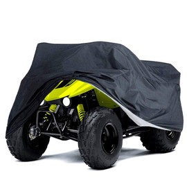 Black ATV Cover Waterproof 86x38x41 2XLQuad ATC 4 Wheeler Covers All Season Outdoor UV Protection for Kawasaki Yamaha Suzuki Honda Polaris