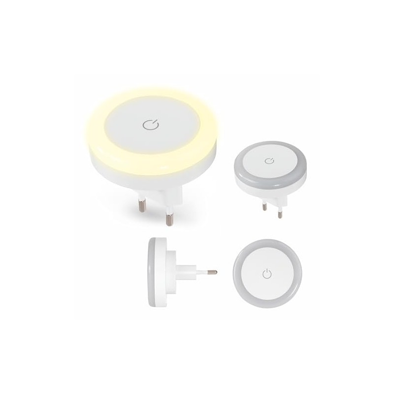 Hama LED "Touch Switch" Night Light for Socket, Touch Sensor,