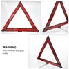 ULTECHNOVO 2pcs Auto Warning Triangle Folding Reflective Safety Sign for