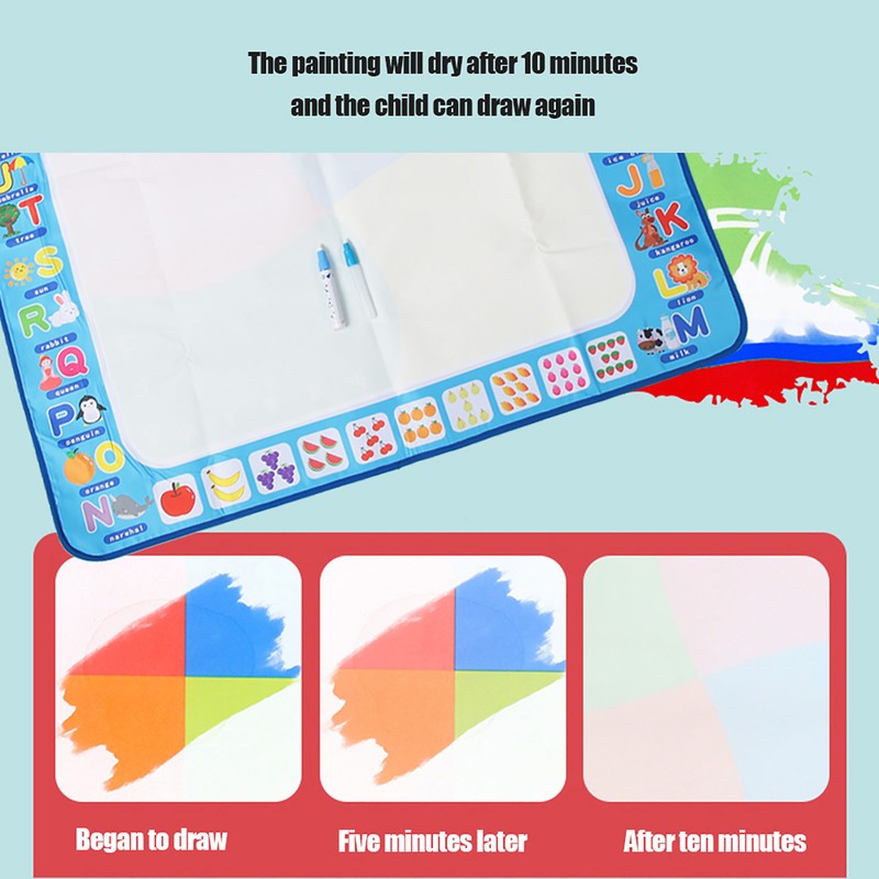Children Kids Magic Doodle Mat Graffiti Carpet Water Painting Mats