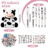 57 Pcs Cute Cow Pen Set Cow Gifts Include Kawaii