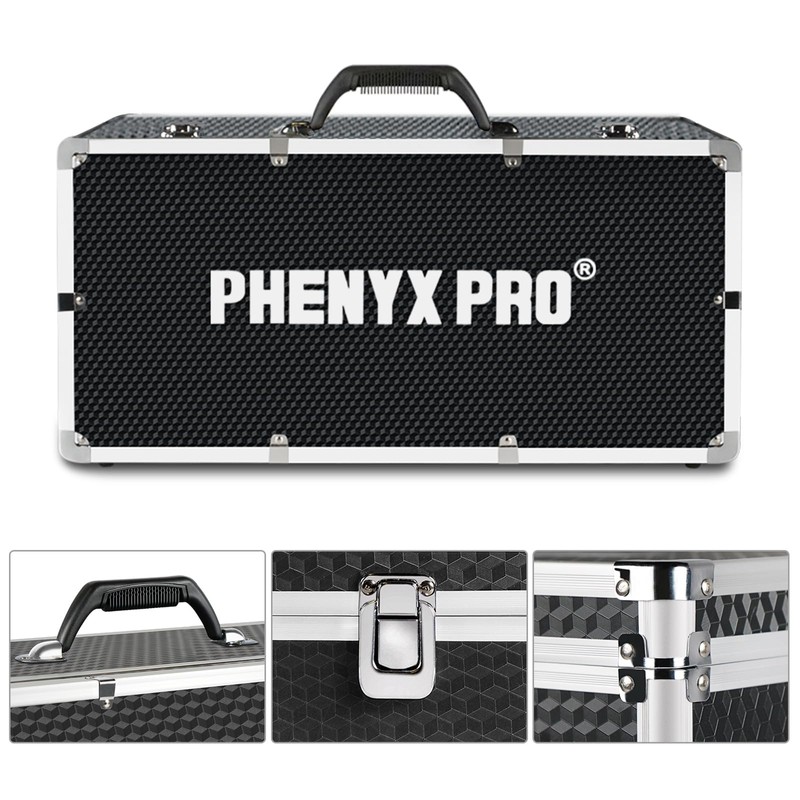 Phenyx Pro Aluminum Alloy Frame Carrying Case with Three-layer Pre-Diced