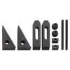 Wabeco Clamping Claw Set 10 Pieces for T-Slot Width 10
