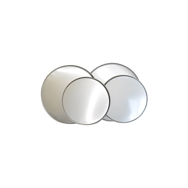 Range Kleen Silver, Round, Stove Burner Covers - Set of