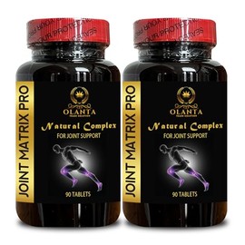 OLANTA TRADE SOLUTION Joint Matrix PRO - Joint Flexibility Supplement – Glucosamine MSM Blend, Muscle & Cartilage Support – 2 Bottles 180 Tablets