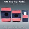 REKD Heavy Duty Triple Pad Set, Complete Protection Pack, Fully