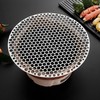 One Piece Stainless Steel Barbecue Grill Mesh Multifunctional Round Grill