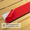 Lovdeco Peel and Stick 3x12 Inch Beveled Gold Mirror Tile