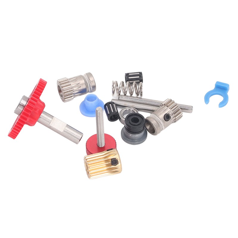 Dual Gear Assembly Kit Upgrade Extruder Red Wheel Kit 3D