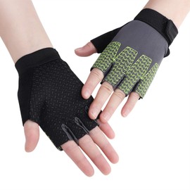 Children's Fingerless Gloves Sports Half Finger Cycling Gloves Mittens Cycling Gloves, Ultra Thin, Breathable, Non-Slip for Fishing, Cycling, Riding, Fitness for Girls and Boys