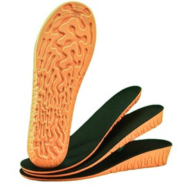 Goofort Women Men Height Increase Insoles Extra Light Hi-Boost Foam Insoles Cloud Shock Absorbing Cushion Insoles, Replacement Full Length Shoe Height Inserts Shoe Lifts Wedding Date Daily Comfort