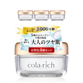 (NEW) Kyusai Collarich EX Super Moisture Gel, 2.9 oz (55 g), 4 Pieces Bulk Purchase (All-in-One Gel, All-in-One Gel, Moisturizing Cream, Collagen, Popularity, Present, Gift, Birthday Present, Skin