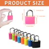 Luggage Lock, 8 Pack Mini Luggage Padlocks with Key, Multicolor