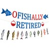 Ofishally Retirement Party Decorations Happy Retirement Banner I'm Retired for
