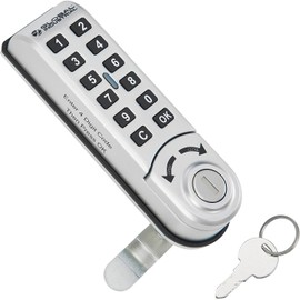Global Industrial Electronic Vertical Keypad Lock with Master Key