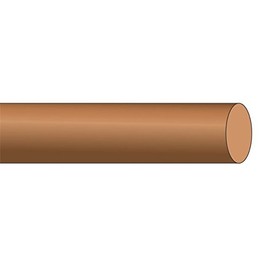 6 AWG Solid Bare Copper Building Wire (150Ft Cut)