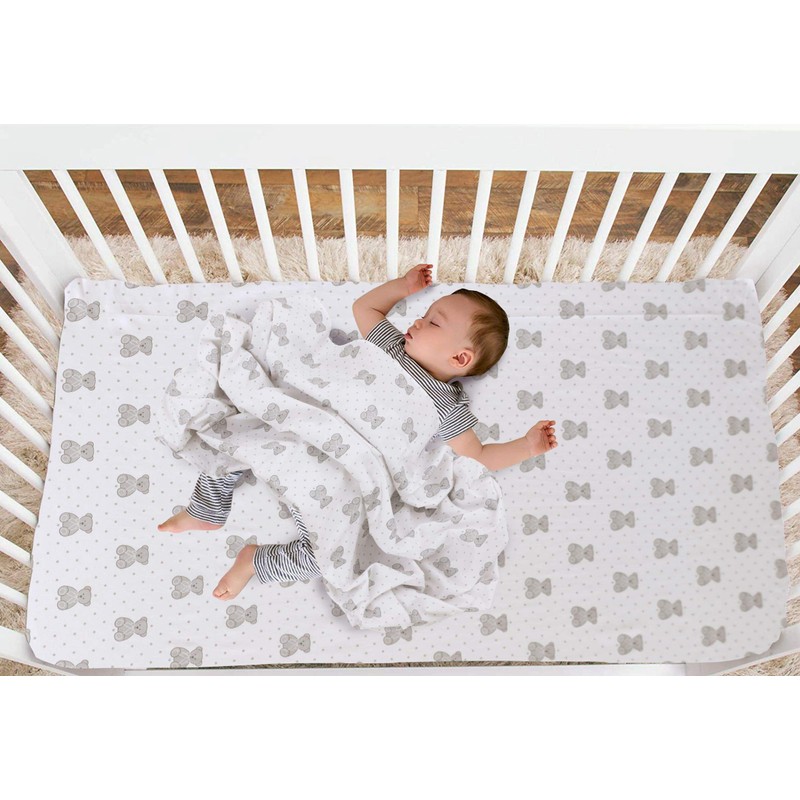 100% Egyptian Cotton Cot Bed Fitted Sheet Thread Count 200