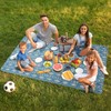 CARSTENS, INC. Easy Pack Waterproof Sandproof Picnic Blanket, Lightweight Foldable