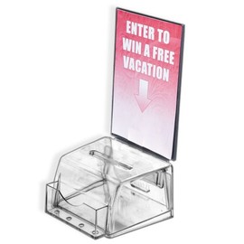 Azar 206006 5-1/2-Inch W by 5-Inch D by 3-1/2-Inch H Promo Box with Business Card Pocket