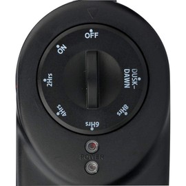 Westek TM142DOLB Outdoor Light Sensing Daily Timer, Duel Outlet, Black